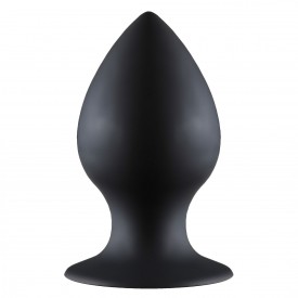 Чёрная анальная пробка Thick Anal Plug Large - 11,5 см.