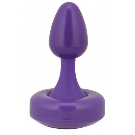 Вибромассажер для анальной стимуляции FLEXI HEAD 10 FUNCTION BUTT PLUG - 8,9 см.