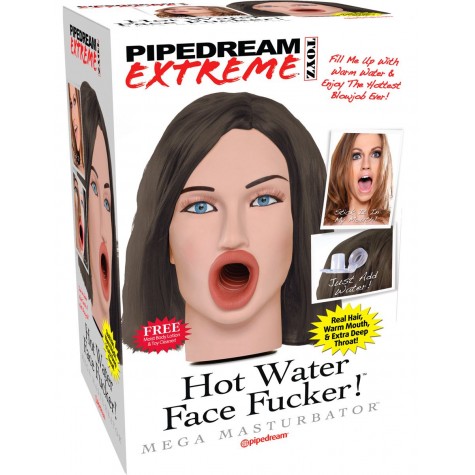 Мастурбатор-голова Hot Water Face Fucker! Brunette