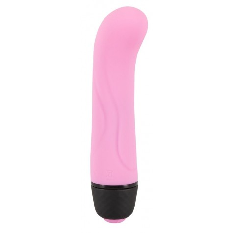 Розовый мини-вибратор Mini G-Vibe - 12,7 см.